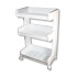 Organizador Blanco con Rueditas 3 estantes 70*45*26cm Organizador Blanco Con Rueditas 3 Estantes 70*45*26cm