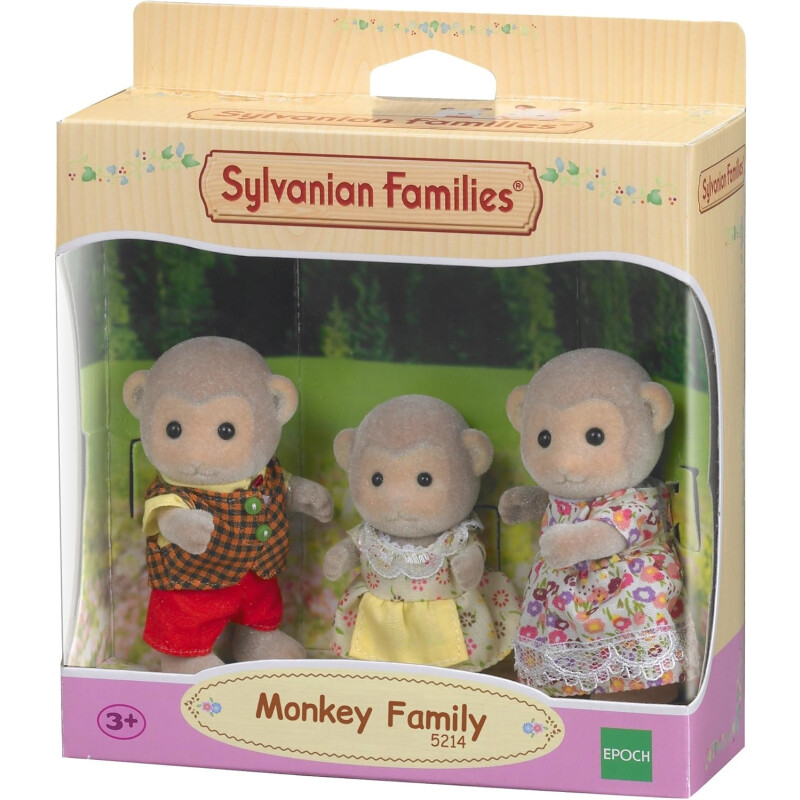 Sylvanian Families Familia De 3 Monitos Sylvanian Families Familia De 3 Monitos