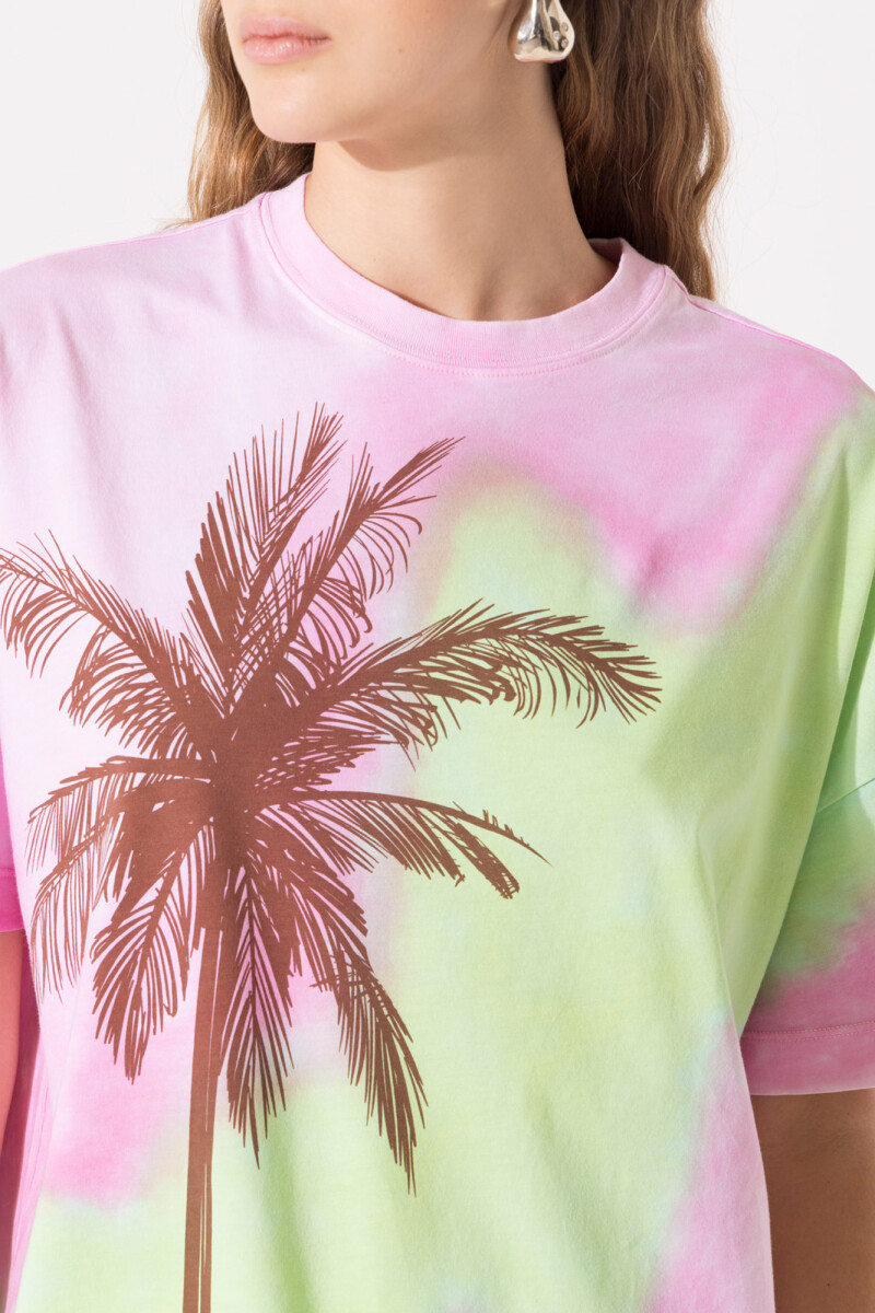 REMERA PALM Rosa