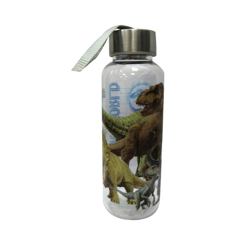 Botella Plástico Jurassic World con Tapa de Metal 350 ml U