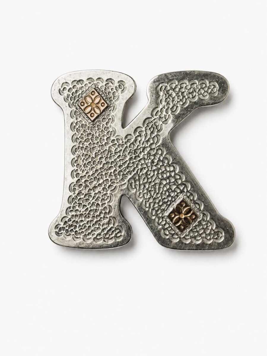 Letras Plata y Oro - K 