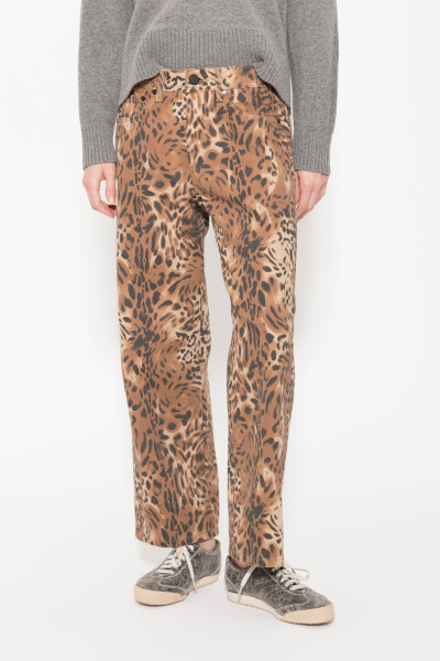 JEANS ANIMAL PRINT Leopardo
