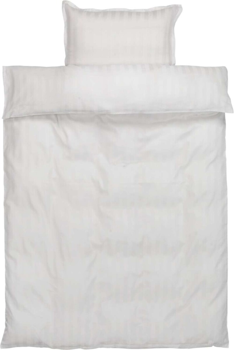 Juego funda nórdica satén NELL 155x220 blanco - Blanco 