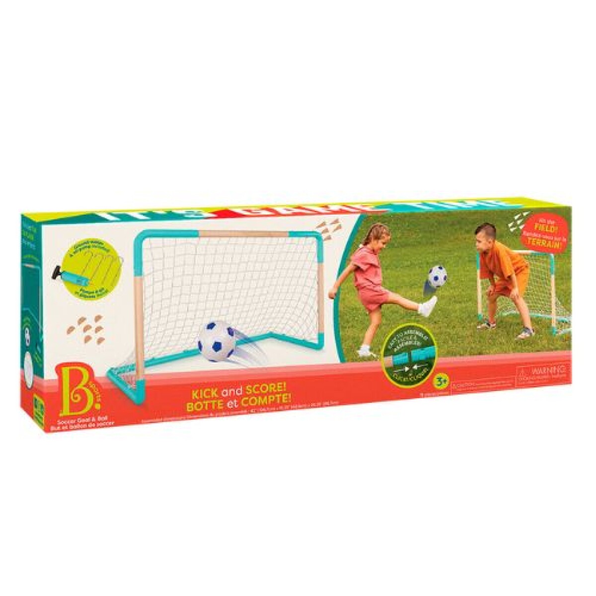 ARCO DE FUTBOL CON PELOTA B TOYS - Arco De Futbol Con Pelota B Toys 