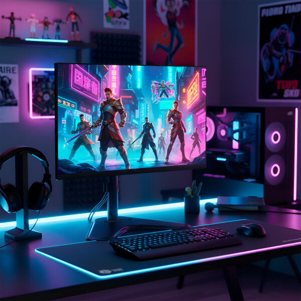 Soporte Monitor Brateck Base 17"-32" Ergonomico Ajustable Color Negro