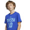 Remera Infantil Adidas Messi JRS Azul