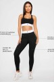 Leggings On-The-Go Power Hold High-Waisted Mujer Black/Classic White
