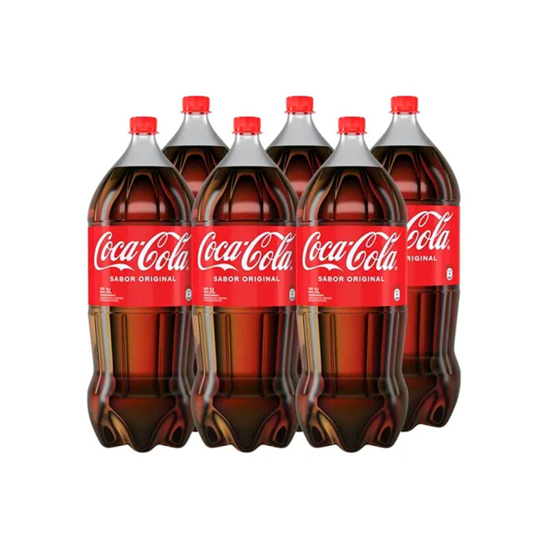 FUNDA COCA COLA 3 LTS X 6 UN Funda Coca Cola 3 Lts X 6 Un