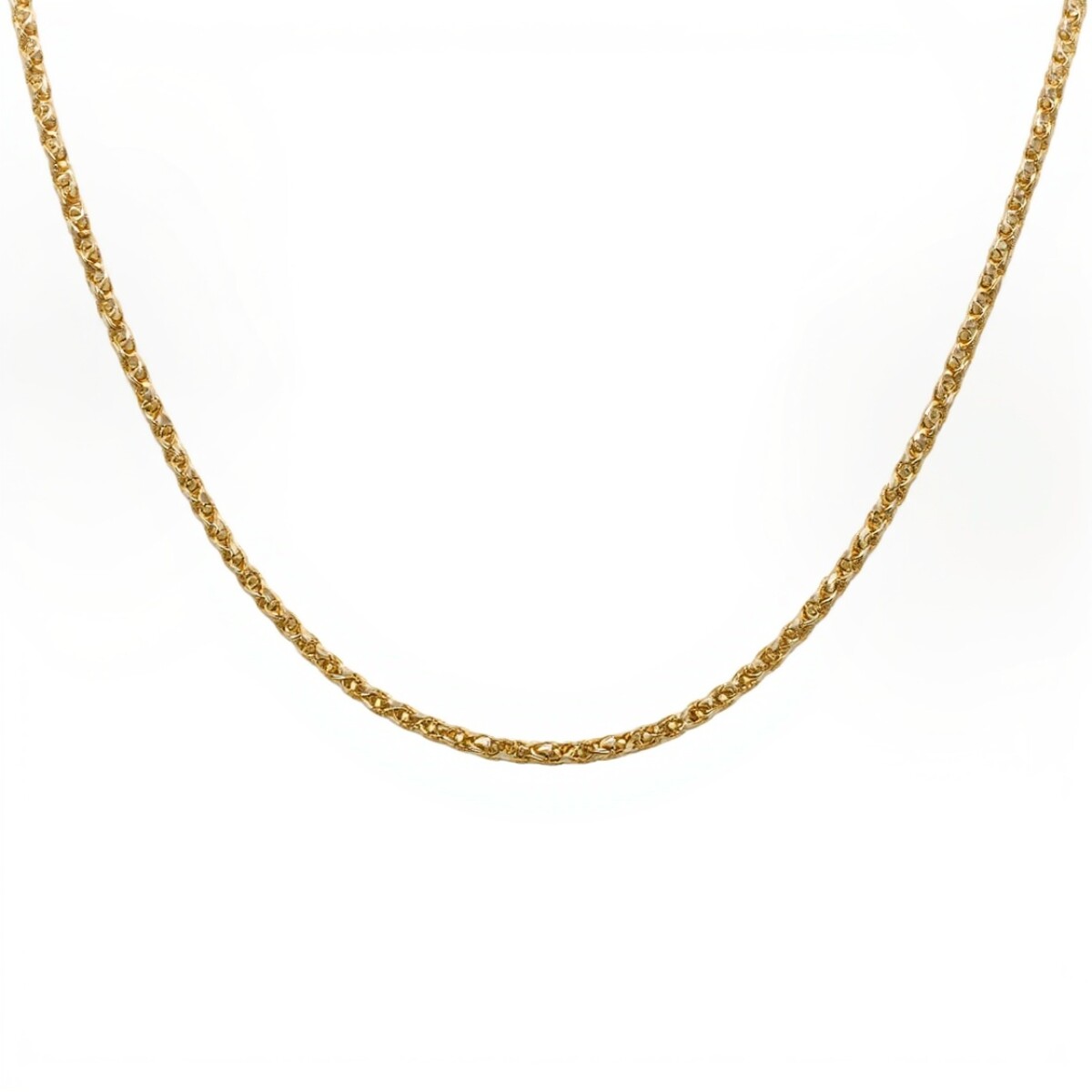 Cadena oro Espiga -Oro bajo -Sin Piedra-CD8079 - sinpiedra 