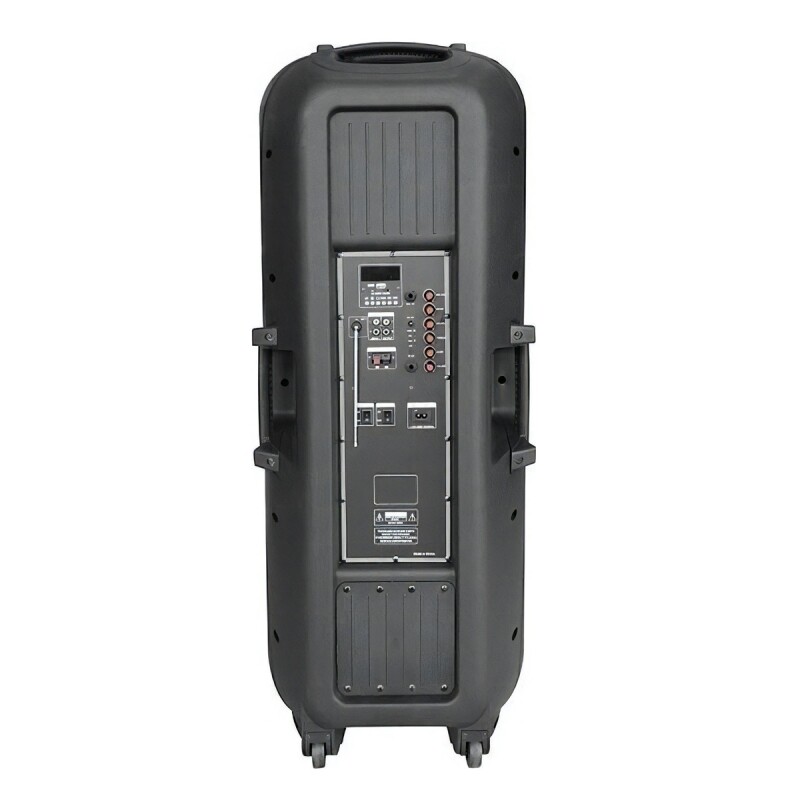 Parlante Eldom ELD-2X15 portátil con bluetooth negro Parlante Eldom Eld-2x15 Portátil Con Bluetooth Negro