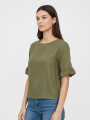 Blusa Cenobia Verde Oliva Claro