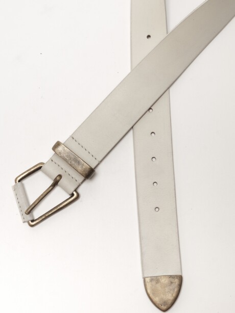 Wtf getty leather belt BEIGE