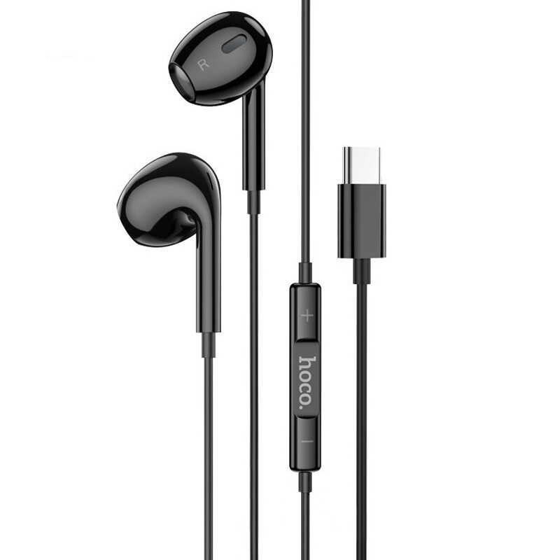 Auriculares Hoco M1 Max Crystal USB-C con Mic Negro Auriculares Hoco M1 Max Crystal USB-C con Mic Negro