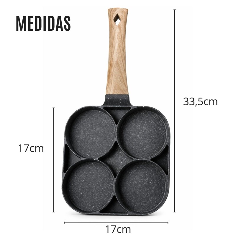 Sarten Antiadherente 4 Divisiones Huevos Tortilla Youhome Sarten Antiadherente 4 Divisiones Huevos Tortilla Youhome