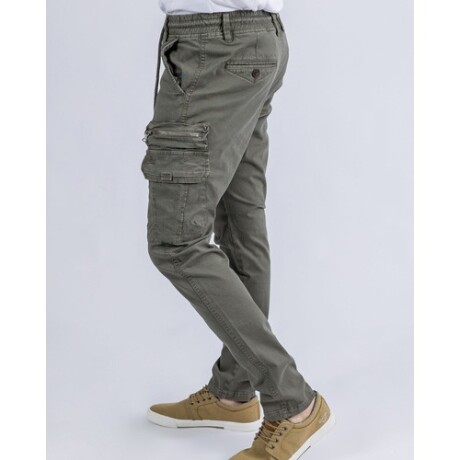 Pantalón cargo UFO Rick verde Verde musgo