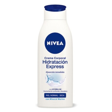 Crema Corporal Nivea Hidratación Express Piel Normal a Seca 400 ml Crema Corporal Nivea Hidratación Express Piel Normal a Seca 400 ml