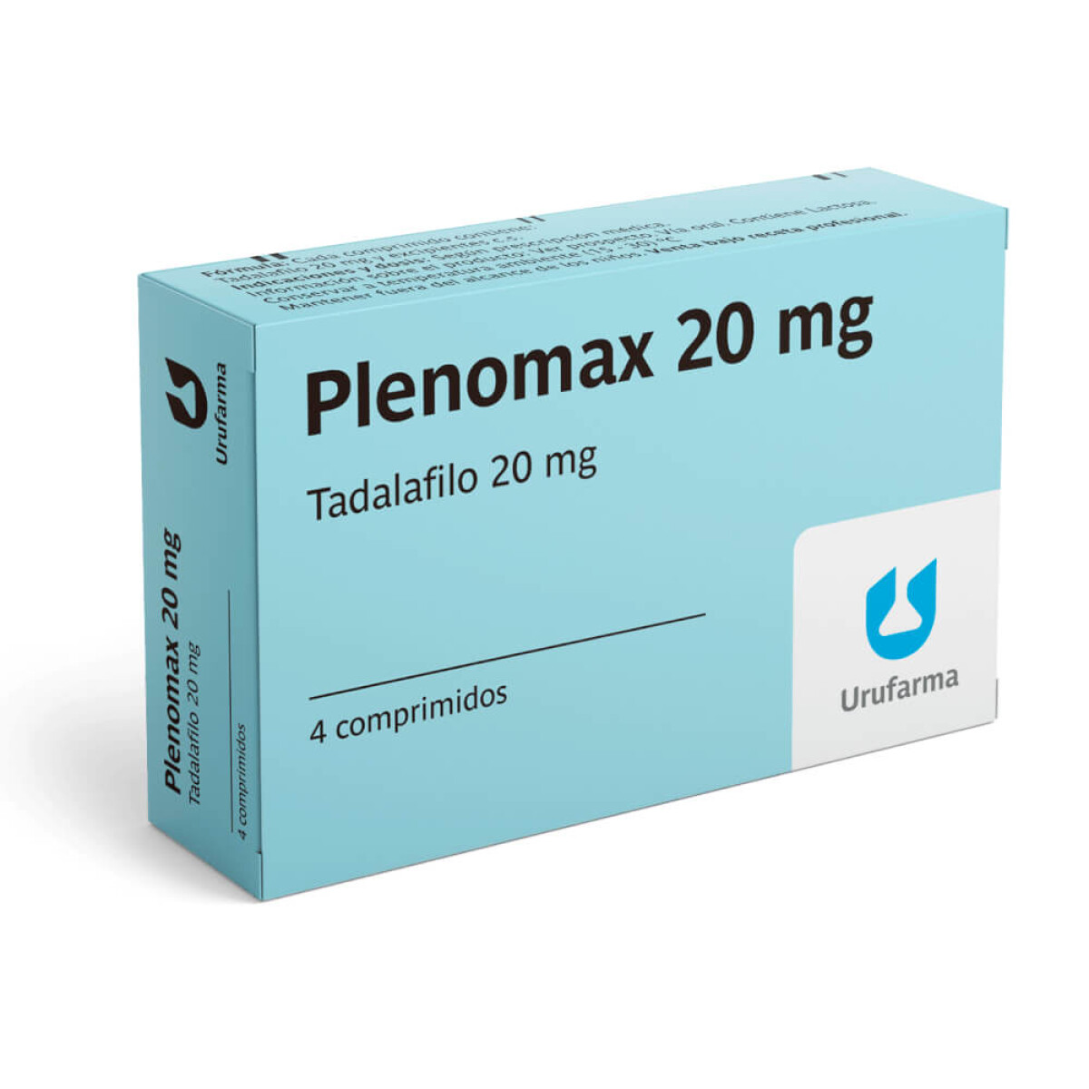 Plenomax 20 Mg X 4 Comprimidos 