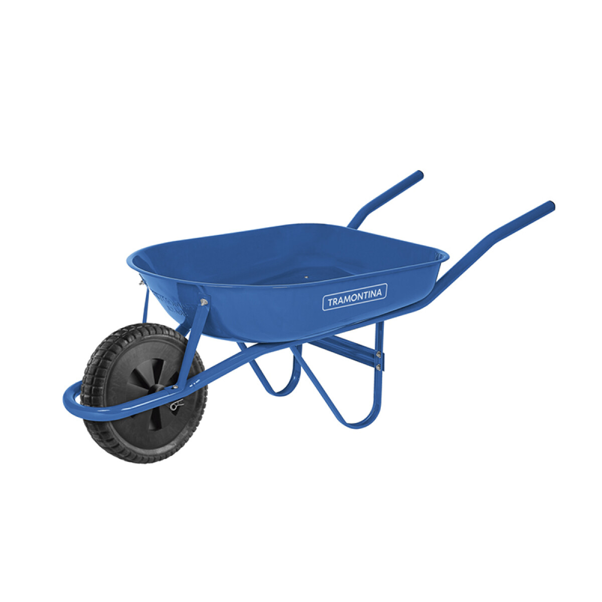 Carretilla azul con rueda maciza 50 litros - TN1535PROMO 