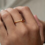 Anillo Karvik de plata 925 bañada en oro 18 K 0