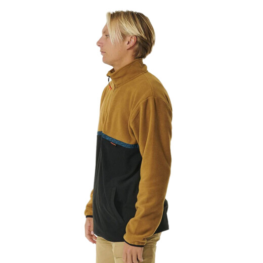 Canguro Rip Curl Journey Polar Fleece Crew Negro Canguro Rip Curl Journey Polar Fleece Crew Negro