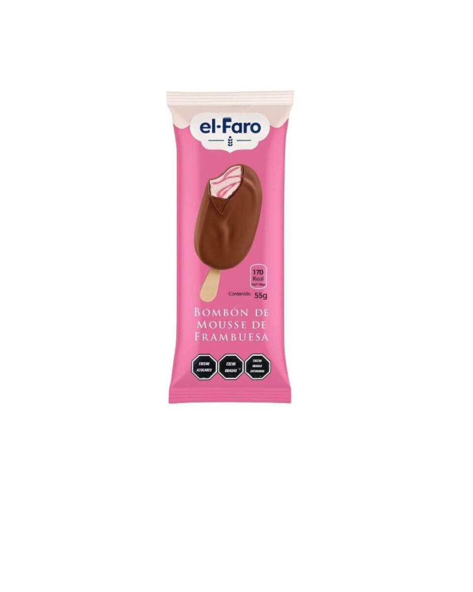 PALETA EL FARO MOUSSE FRAMBUESA 