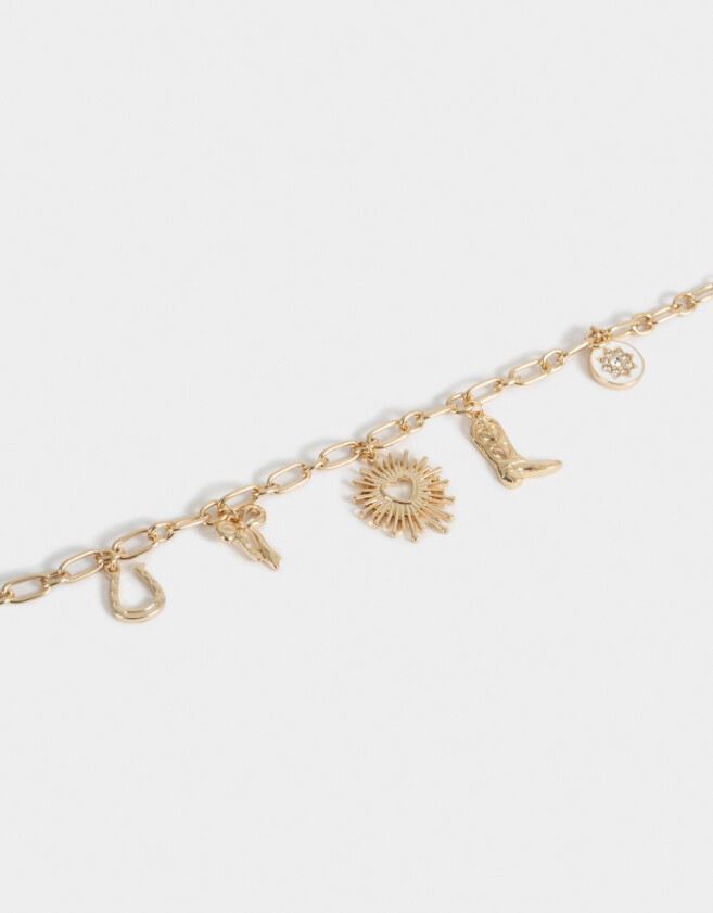 Pulseras Flexibles Multi dijes Pulsera Flexible Multidijes - Dorado