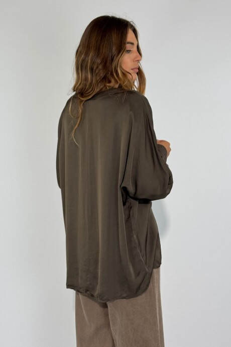 BLUSA LORCA Marron