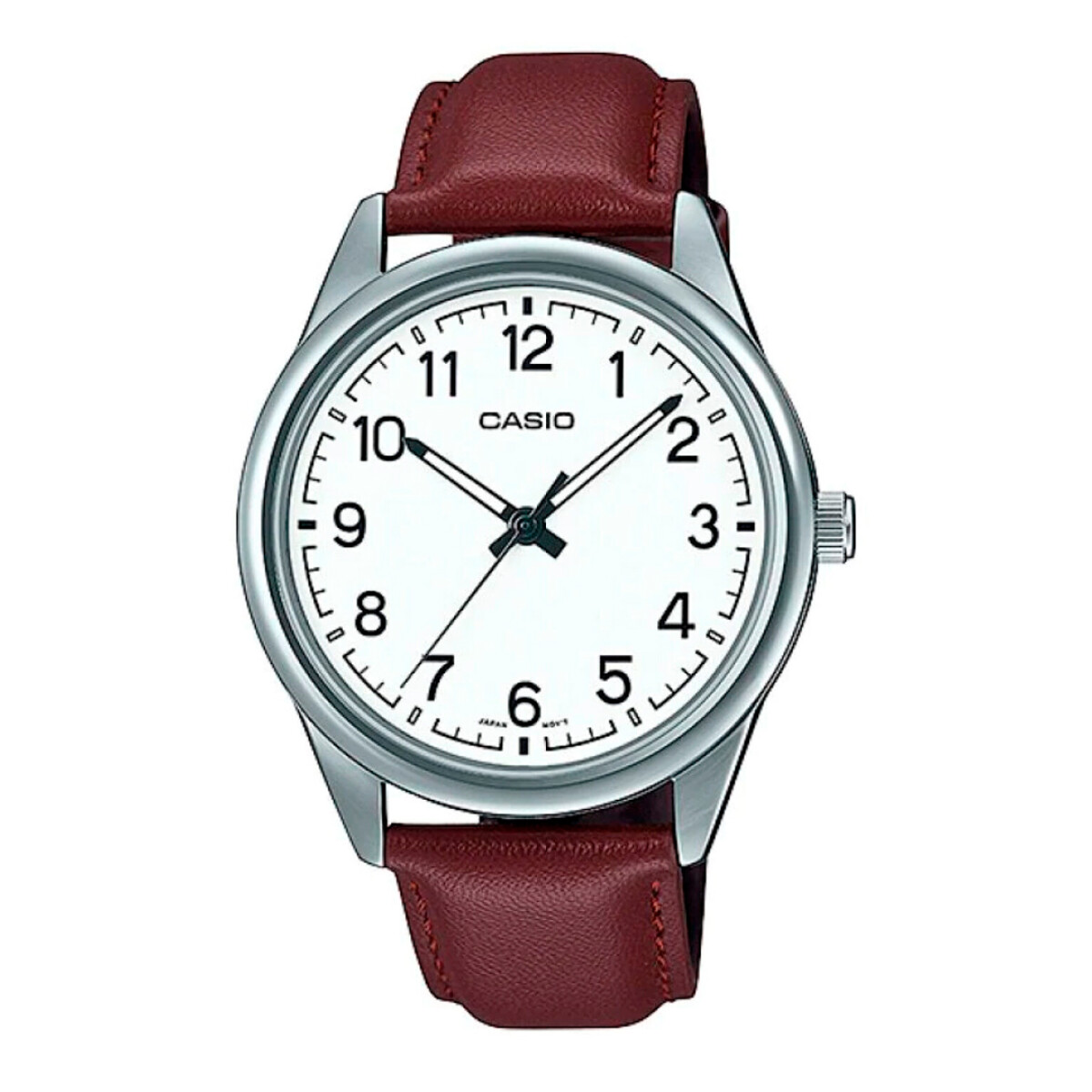 Reloj CASIO MTPV005L-7B4UDF en Cuero Marron Esfera 40mm 