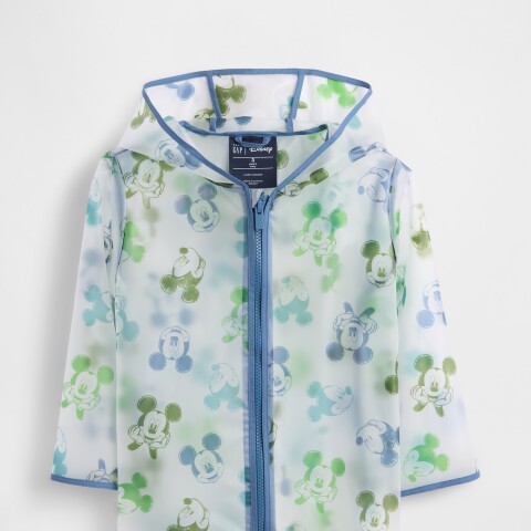 DIS MICKEY RAINCOAT CLEAR/BLUE