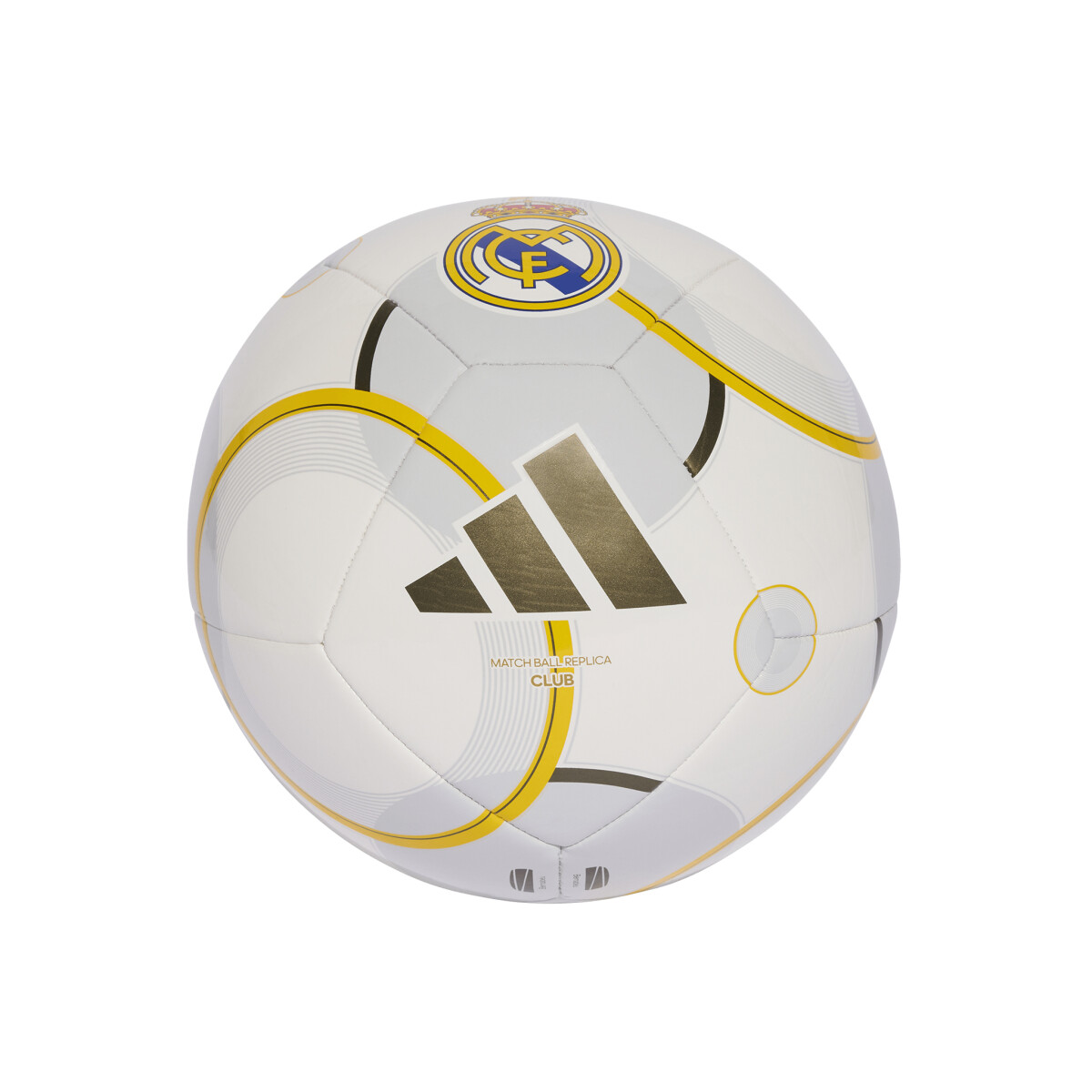 PELOTA adidas DE LOCAL DEL CLUB REAL MADRID - White & Yellow 