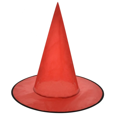 GORRO BRUJA NEGRO O ROJO LISO HALLOWEEN GORRO BRUJA NEGRO O ROJO LISO HALLOWEEN