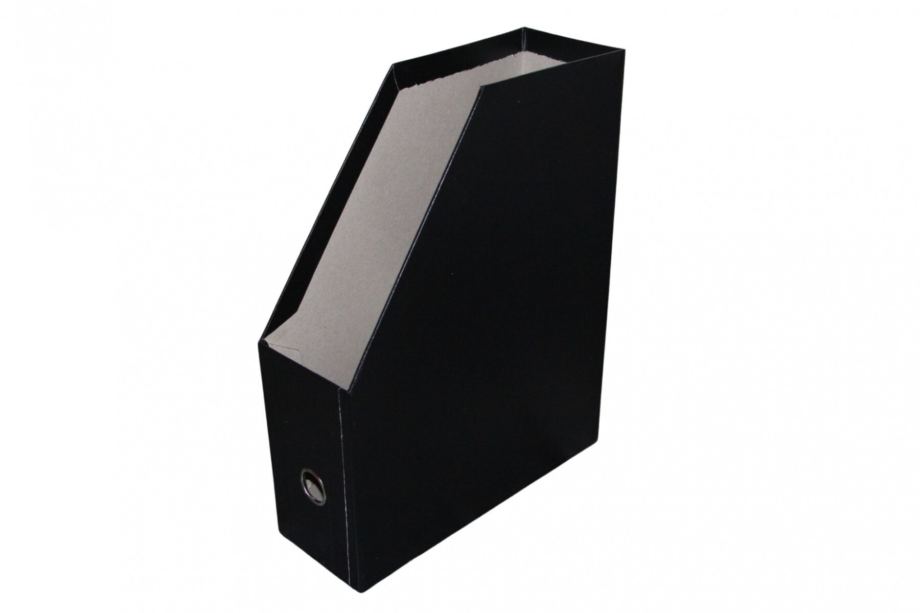 CAJA DE CARTON FORRADA - COLOR NEGRO 