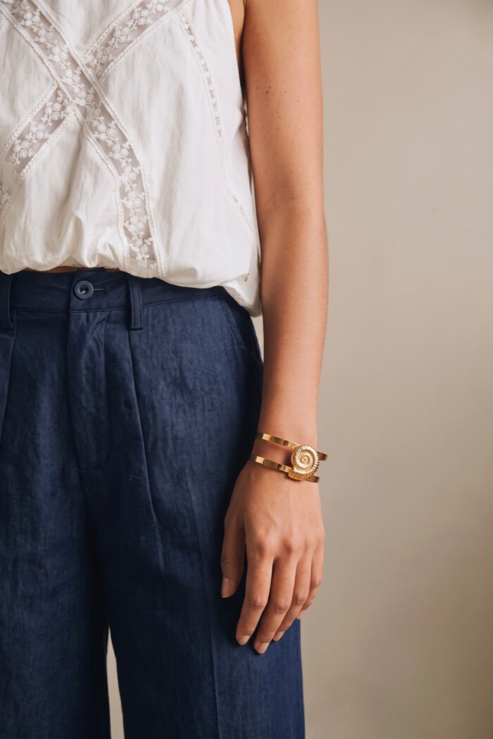 Brazalete Caracol Oro