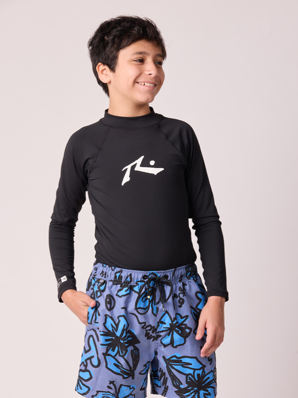 RASHGUARD LETTIE TEEN RUSTY Negro