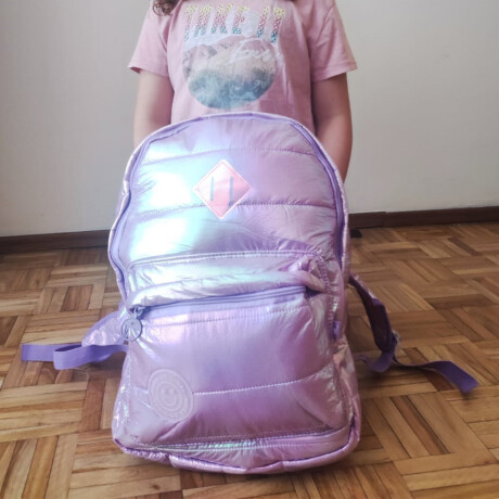 Mochila Puffer Lila