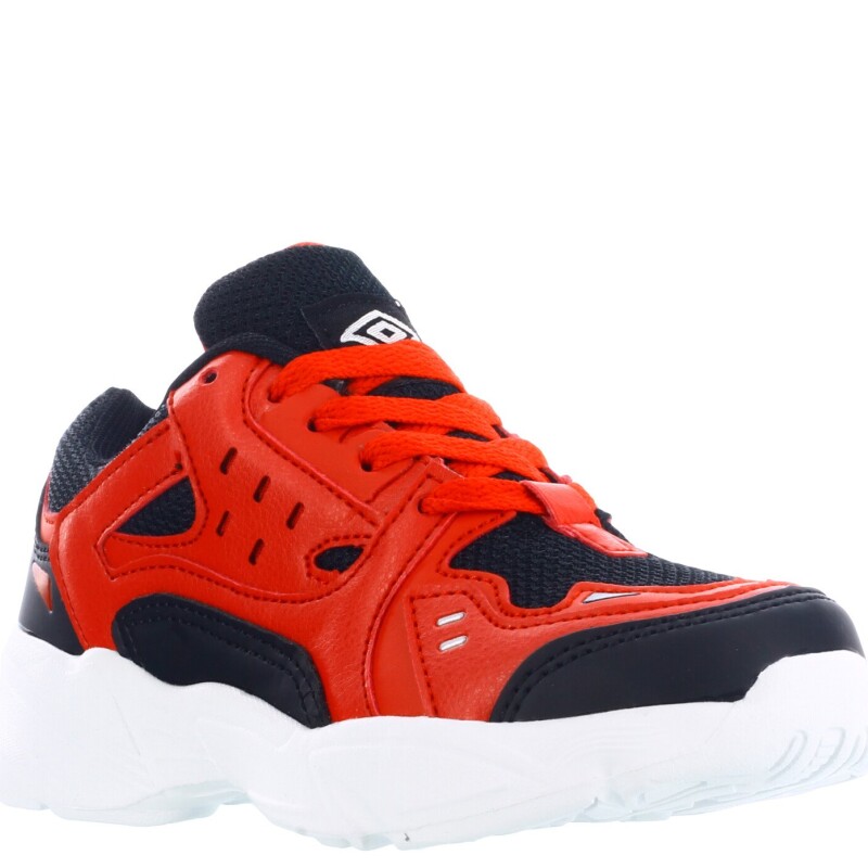 Championes Infantiles Umbro JOY Jrs. Anaranjado - Negro - Blanco