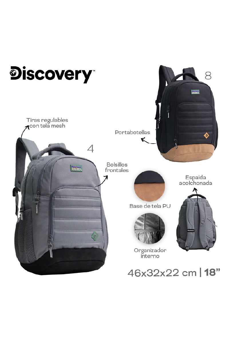 Mochila Discovery Gris