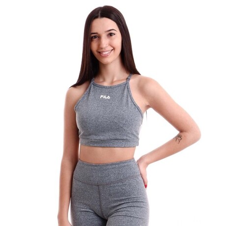 Top Femenino Fila Life Cross Gris