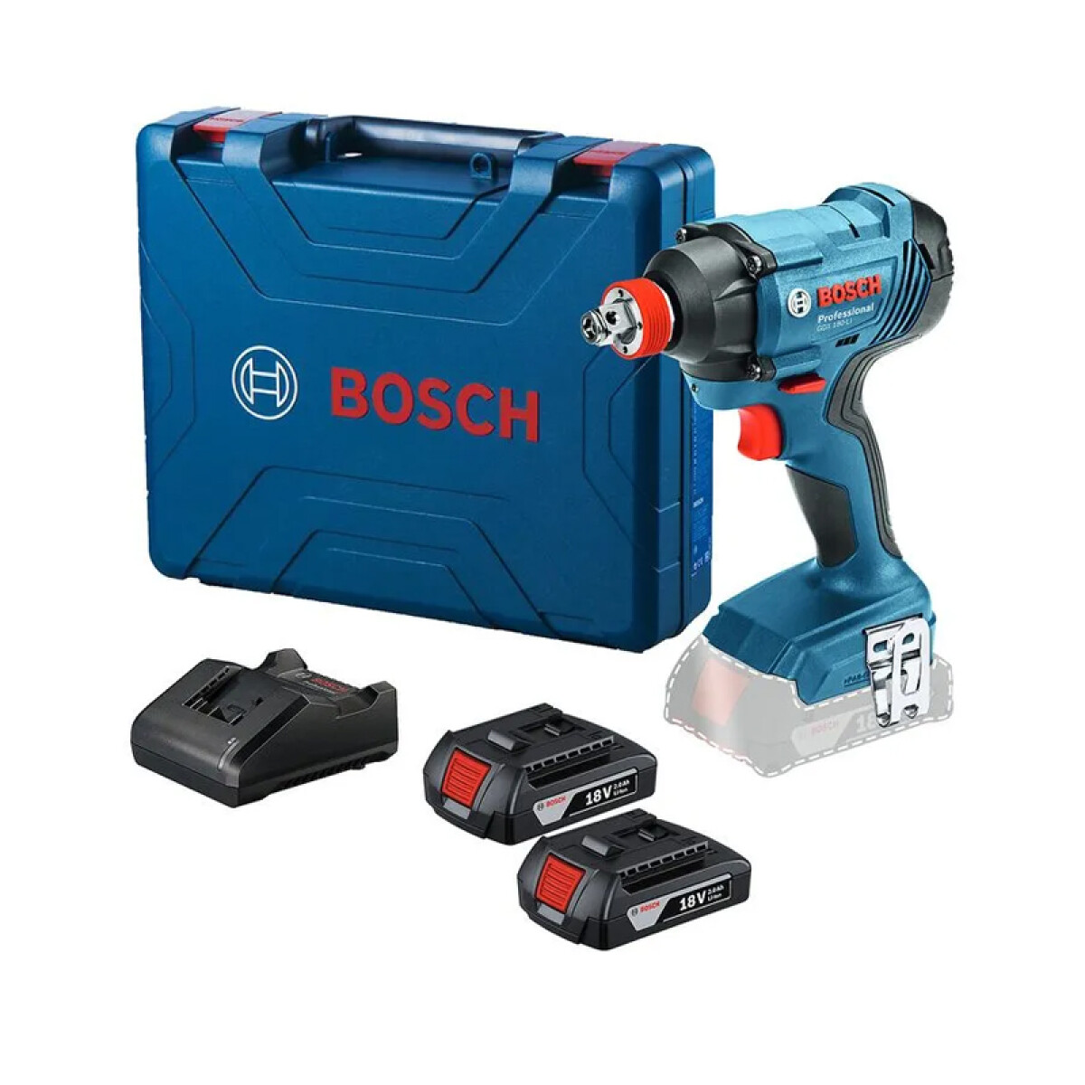 Llave de impacto inalámbrica 1/2" 2bat.+ carg.18V - BS0301 