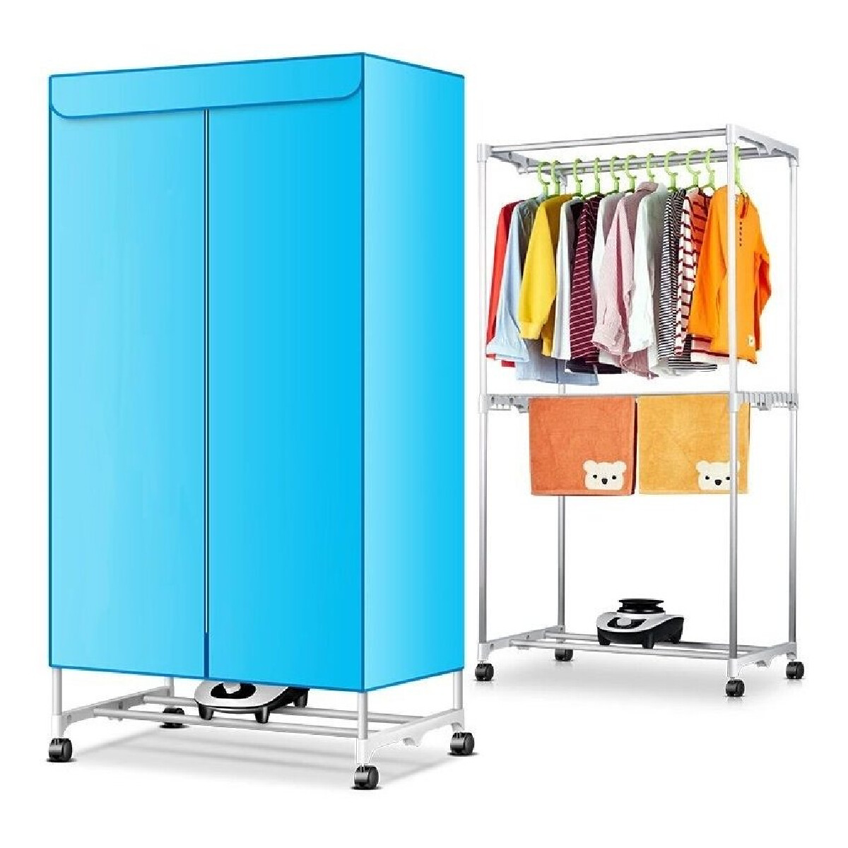 Seca Ropas De Bolsa Secador Colgar Ropa Secarropa 15kg - Variante Color Turquesa 