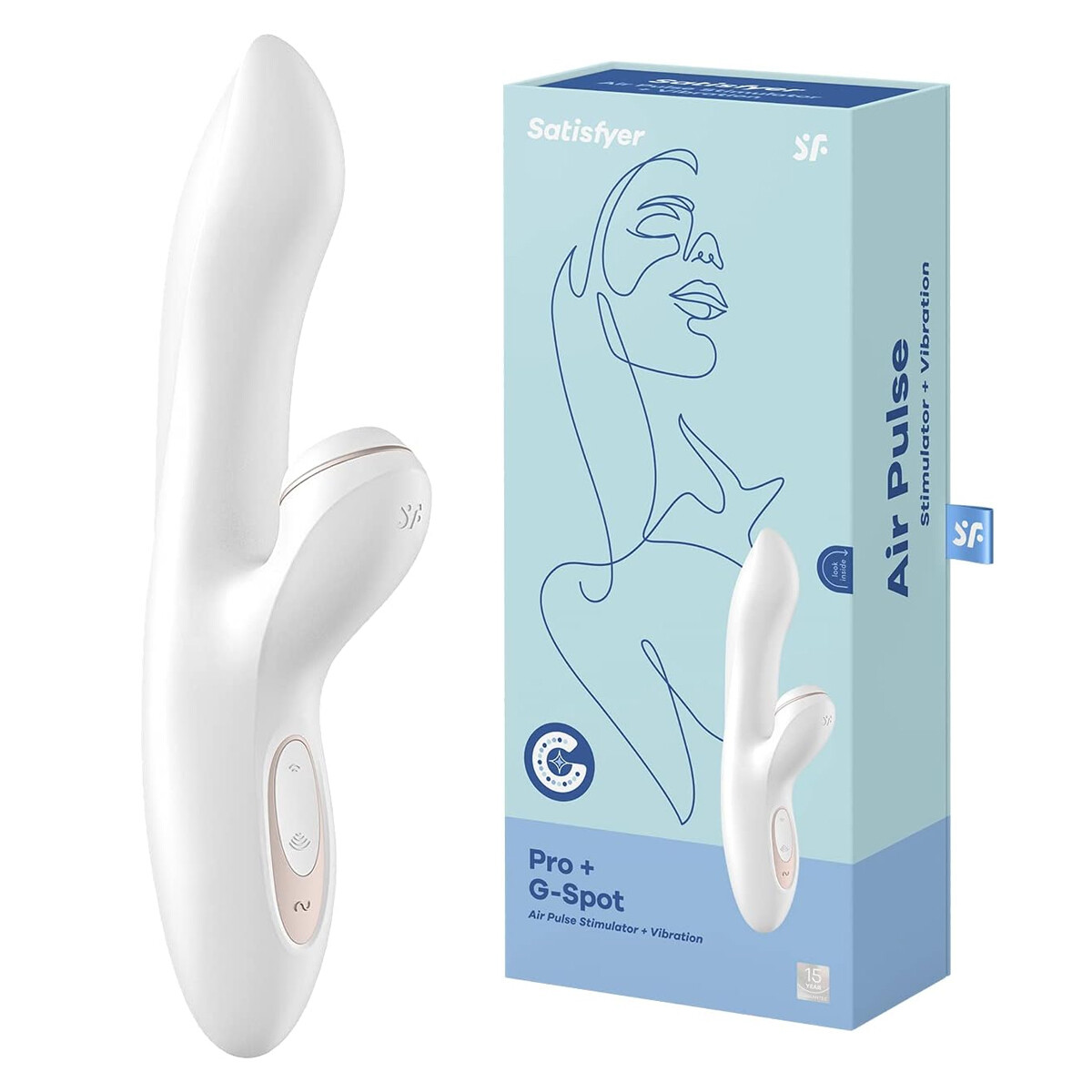 Vibrador con Succionador Satisfyer Pro + G-Spot 