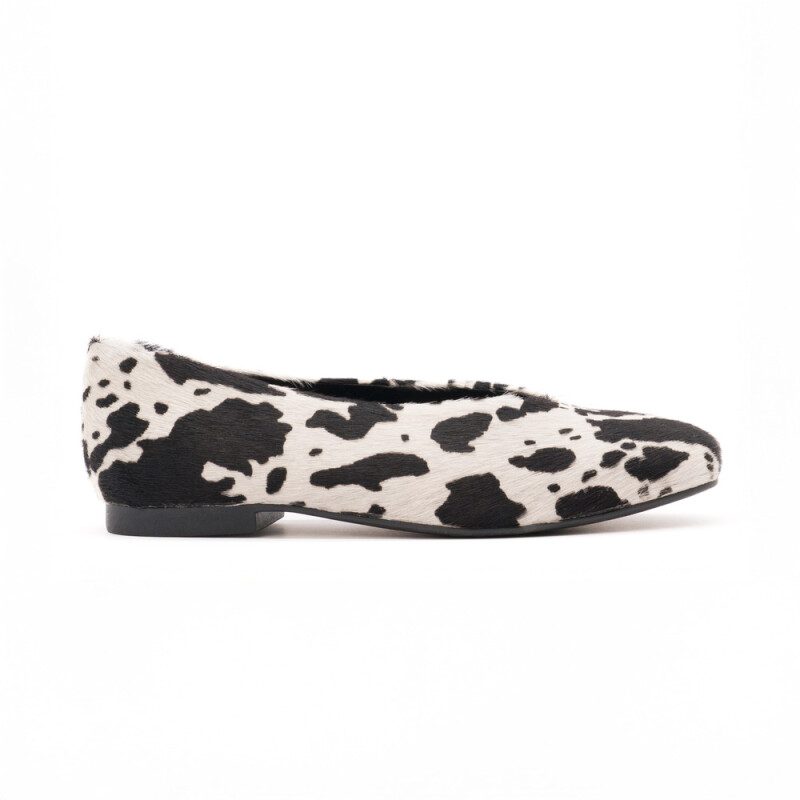 BOTA PELO VACA MARRON PRETO