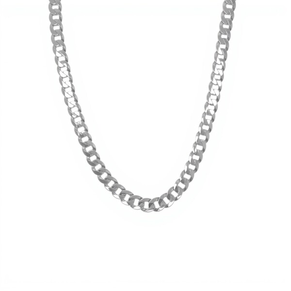 Cadena Cubana - Plata 925 - Sin Piedra - CD3517 sinpiedra
