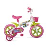 Bicicleta Baccio R.12 Niña Flower Rosa/verde.