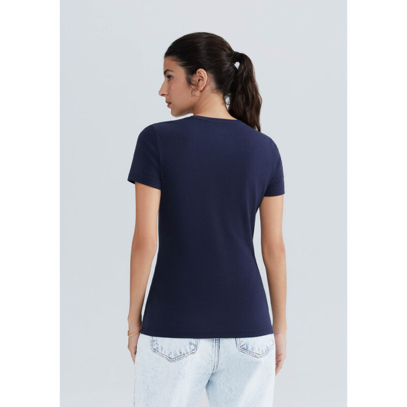 BLUSA MM FEM AZUL ESCURO