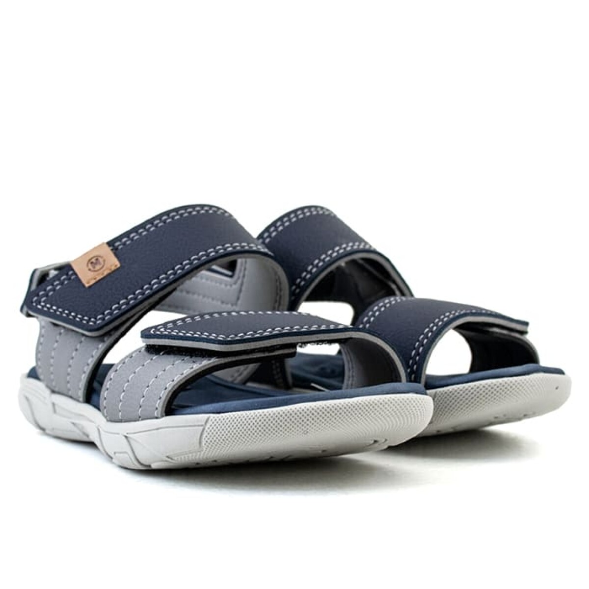 Sandalias - Molekinho - Molekinho Sandalia C/Velcro 2 Tiras de Niños - 2400.155-13958 - Marino-gris 