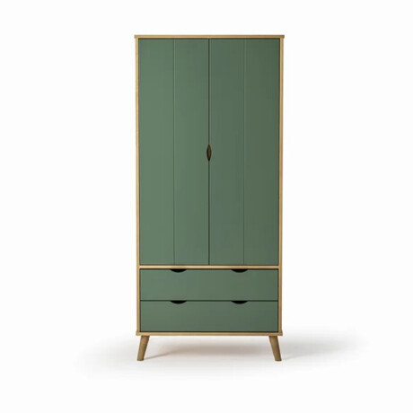Ropero 2 puertas - Madera maciza MADERA VERDE