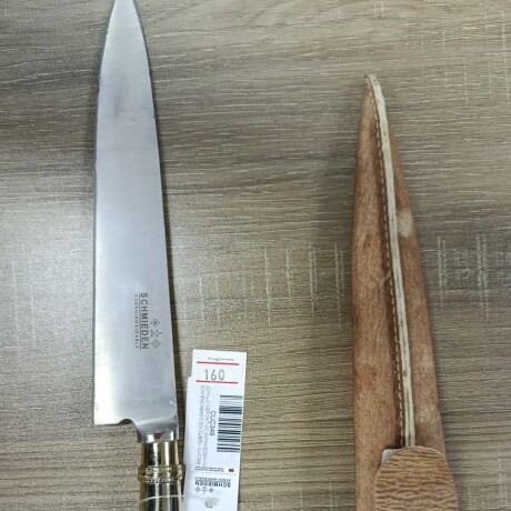 CUCHILLO DEPORTIVO SCHMIEDEN INOX 20CM ENCABADO EN CUERO CUC349 CUCHILLO DEPORTIVO SCHMIEDEN INOX 20CM ENCABADO EN CUERO CUC349