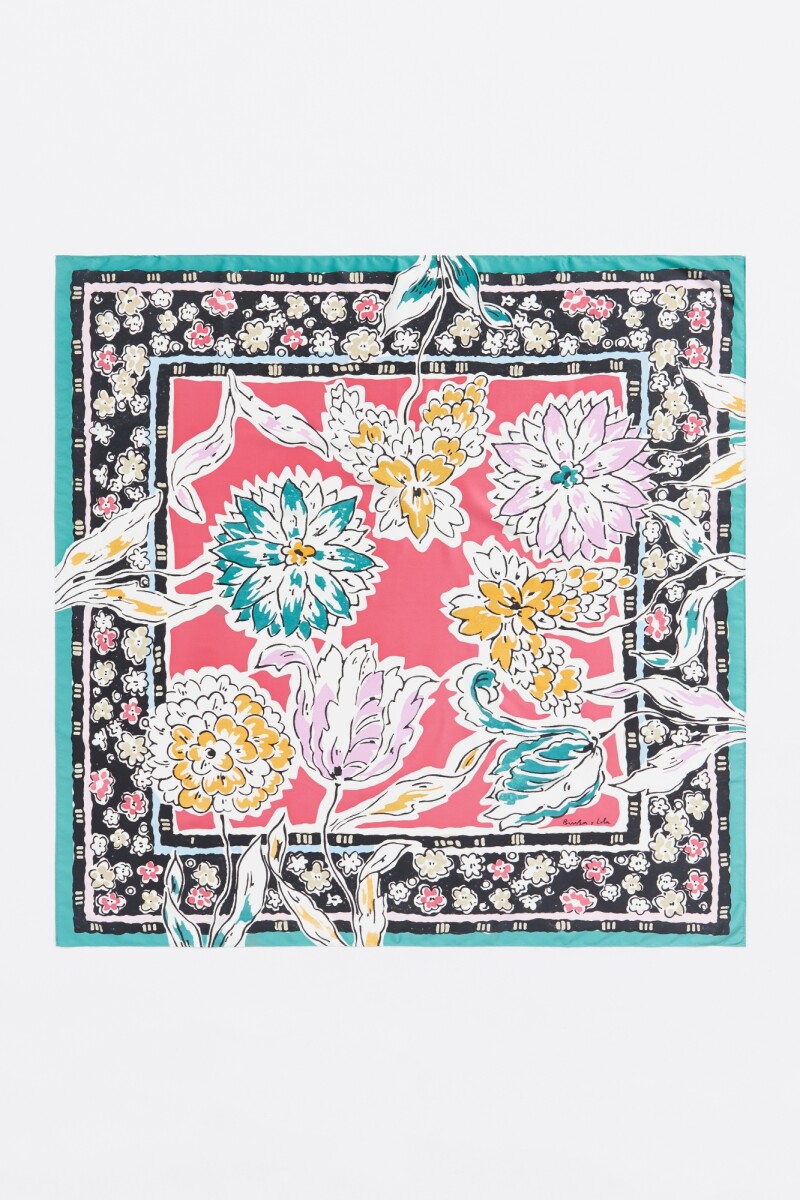 PAÑUELO FLORES VINTAGE 