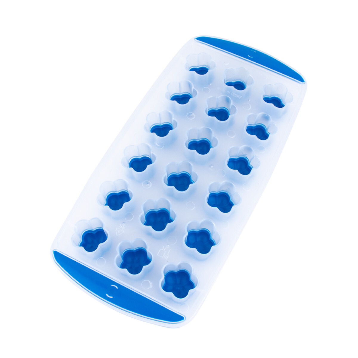 Cubitera De Plástico Y Silicona Con Formitas X18 - Azul — Mis Petates